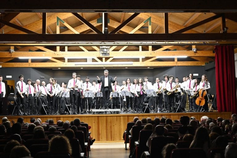 Concerto de despedida de Braulio Cao como director da Banda de Padrón