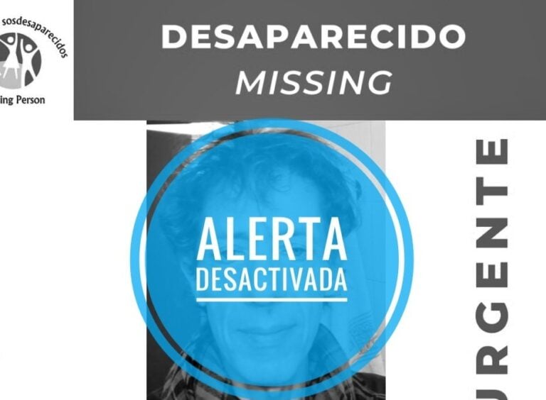 Localizan al hombre desparecido desde finales de septiembre en Santiago
