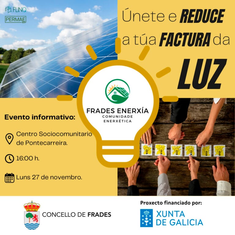 Nace ‘Frades Enerxía’, para que os veciños aforren na factura da luz