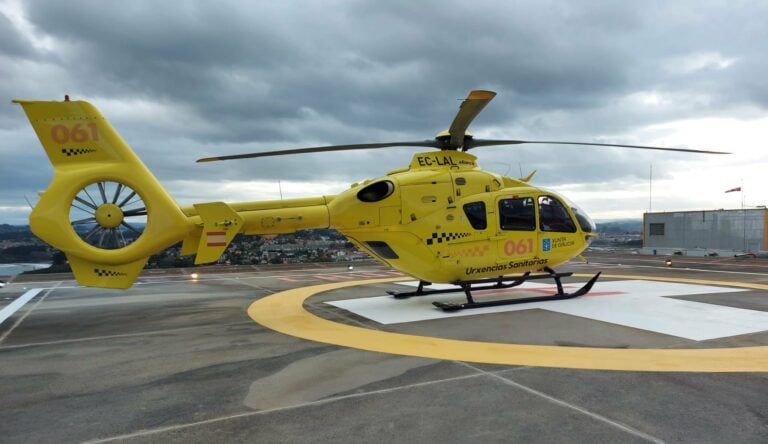 Unha persoa evacuada en helicóptero tras caer dun tractor en Vila de Cruces
