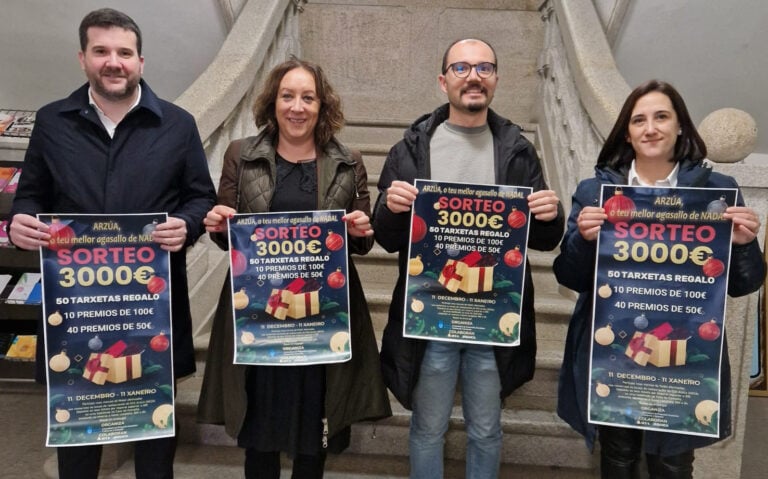 Arzúa agasalla 3000 € en premios co comercio local