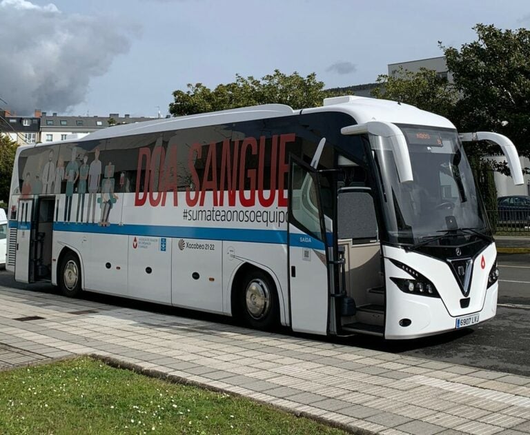 A unidade móbil de doazón de sangue estará o 28 de decembro en Bertamiráns