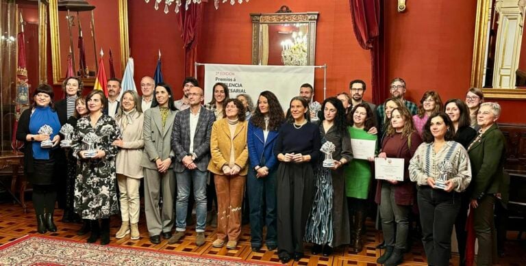 Entregados os II Premios á Excelencia Empresarial en Santiago