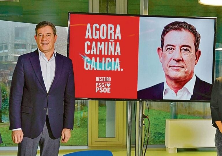 Besteiro, candidato del PSdeG a la presidencia de la Xunta, este miércoles en Radio Líder