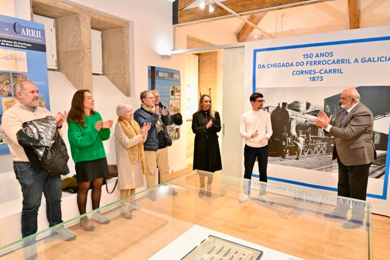 A Casa dos Capeláns acolle ata o 29 de febreiro a mostra do 150 aniversario do ferrocarril en Galicia