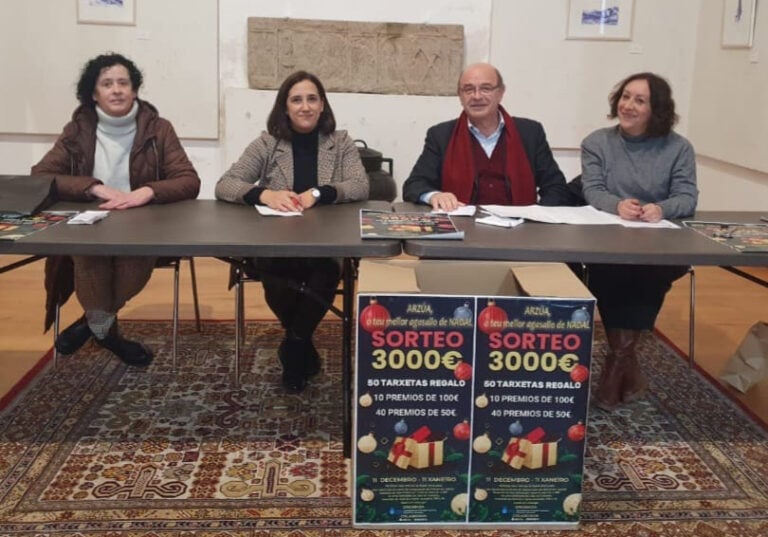 Arzúa sortea 3000 € da Campaña de Nadal en 50 premios