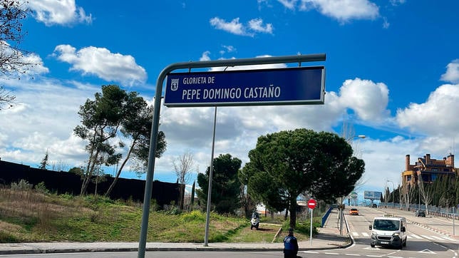 Inaugurada una rotonda en honor a Pepe Domingo Castaño en Madrid