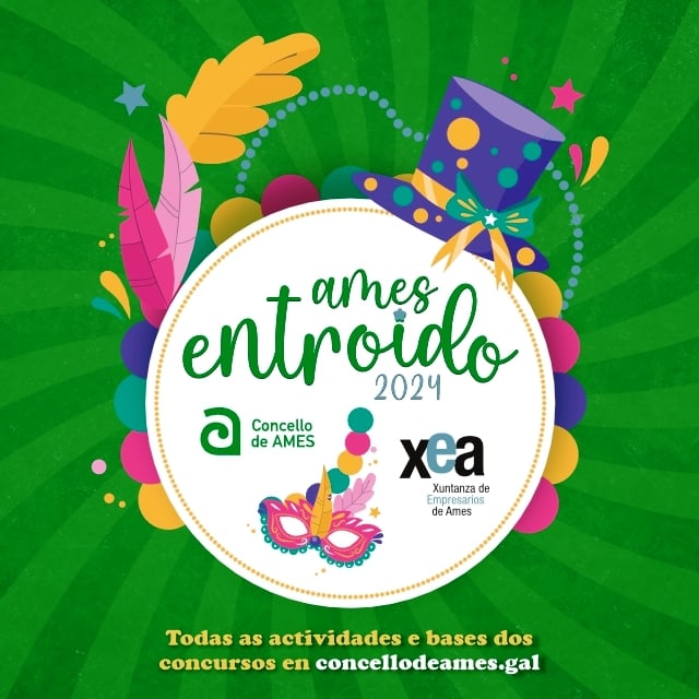 Adíase o desfile de Entroido de Ames para o domingo 25 de febreiro