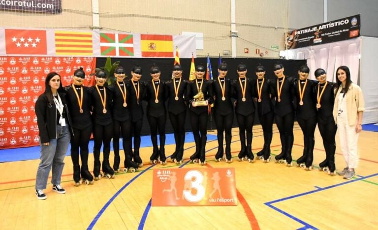 As patinadoras de Brión logran un Bronce na Copa de España