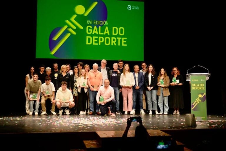 Nuria Rábano e Tariku Novales premiados como os deportistas máis destacados de Ames