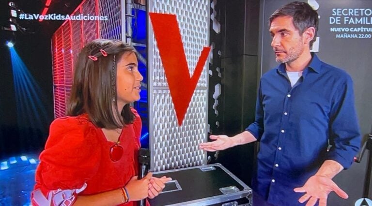 Carmen Cuevas, gañadora do Canta con Ames, participa en La Voz Kids