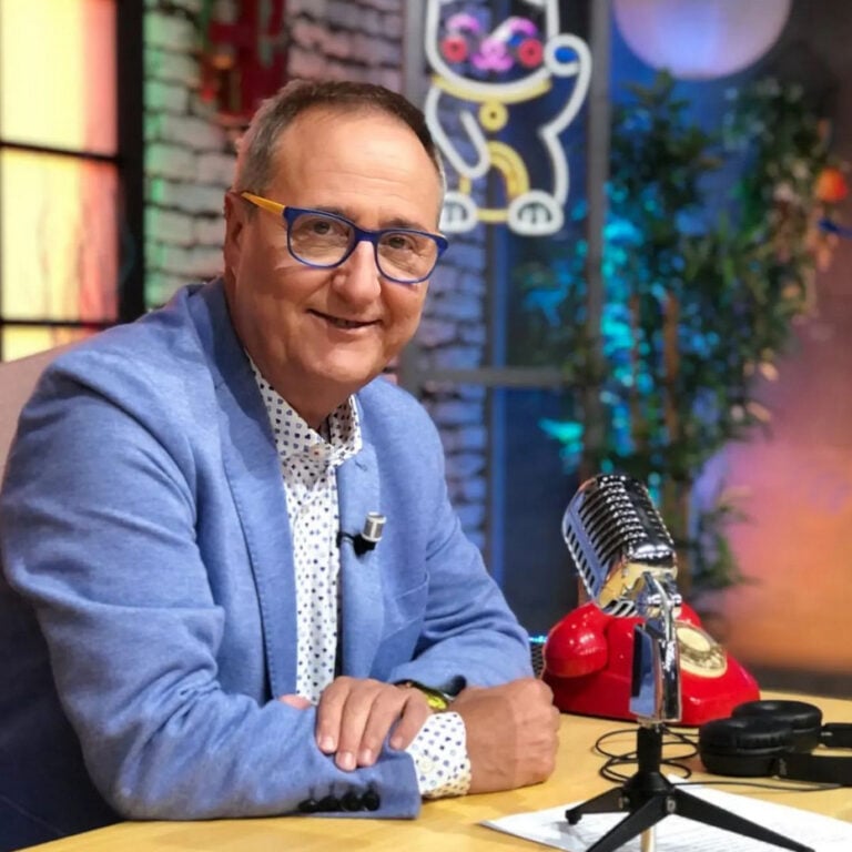 O comunicador Marcial Mouzo, pregoeiro da 32ª Festa do Melindre