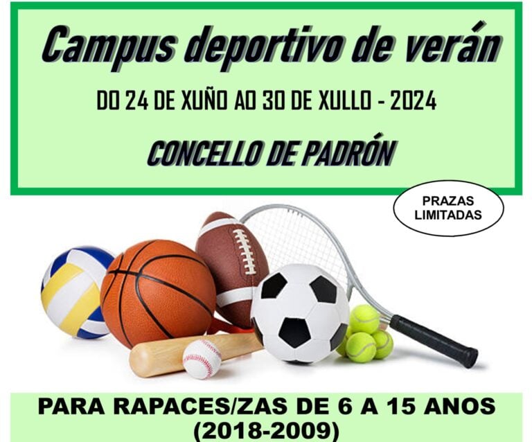Padrón organiza un novo campus deportivo para facilitar a conciliación no verán