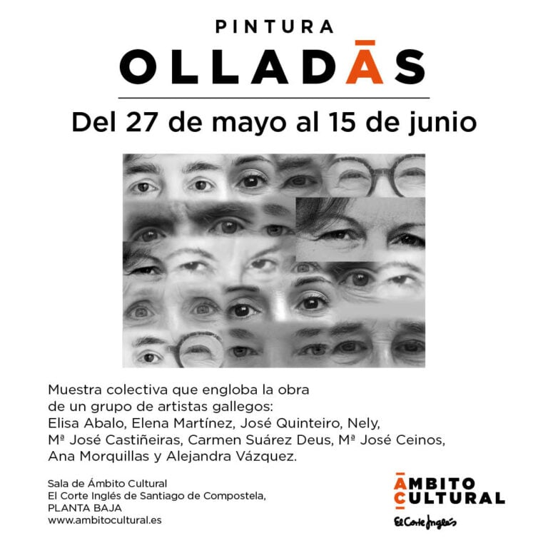 El Corte Inglés acoge “Olladas”, una exposición de nueve artistas plásticos compostelanos