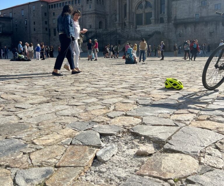 O PP reclama responsabilidades polos graves danos producidos no Obradoiro