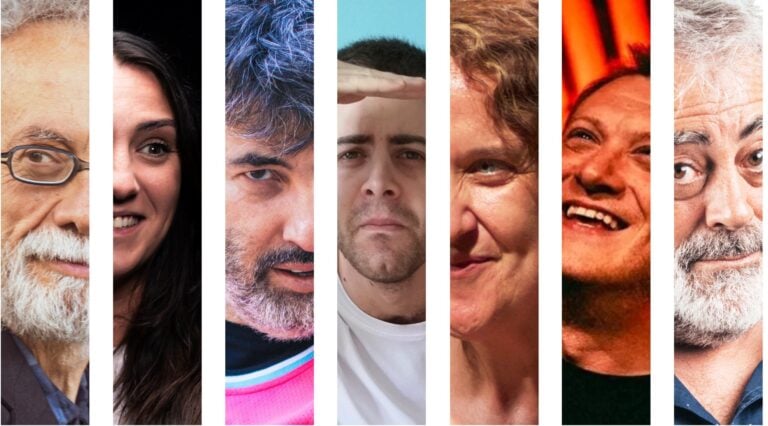 Primeiro ciclo de monólogos en Ames con Quico Cadaval, Pepo Suevos, Paula Carballeira e Carlos Blanco