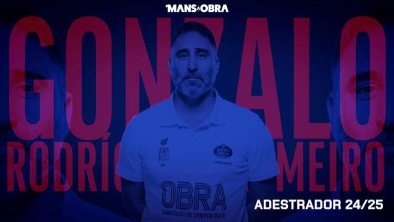 O compostelán Gonzalo Rodríguez, novo adestrador do Monbus Obradoiro