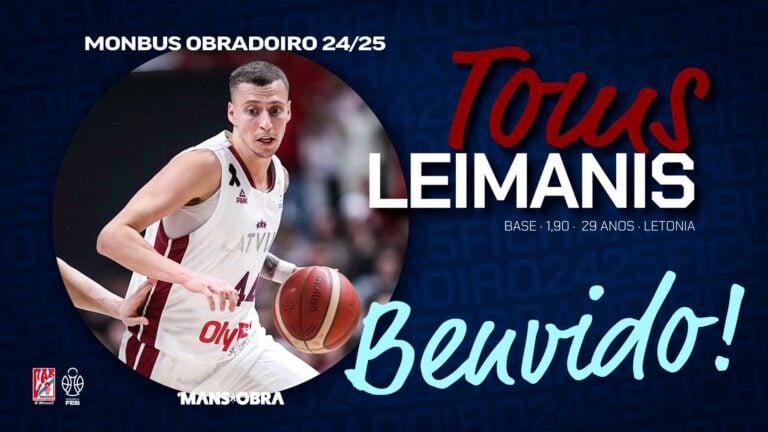 El letón Toms Leimanis, nuevo jugador del Monbus Obradoiro