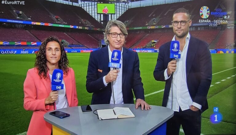 Vero Boquete, primera mujer en comentar una Eurocopa masculina para RTVE