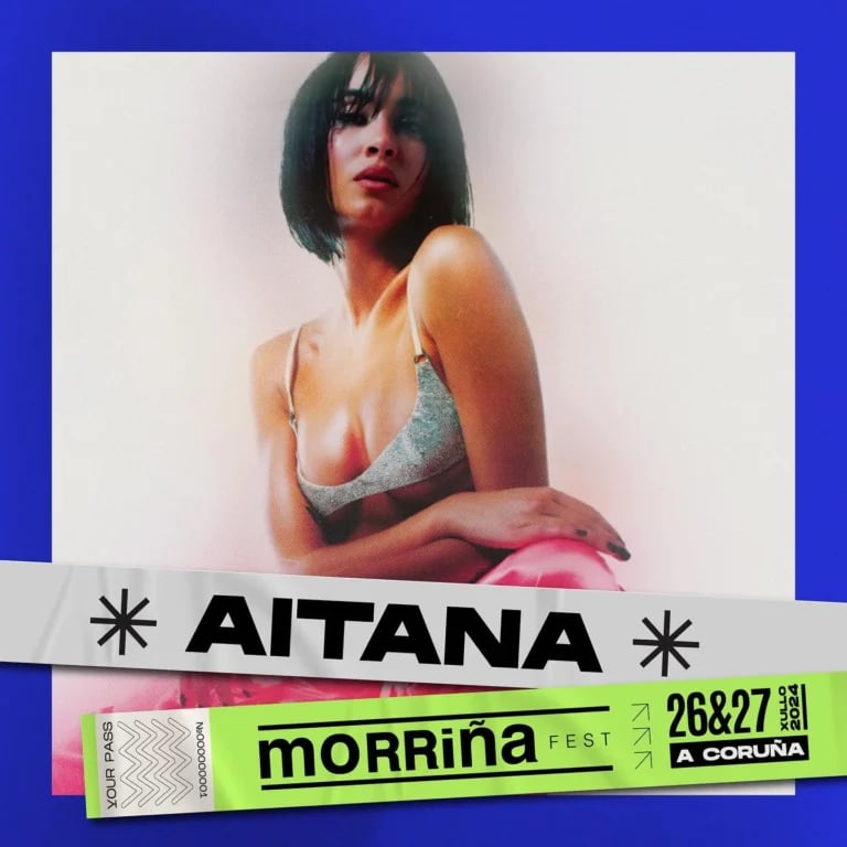 Aitana, primera artista confirmada en el Morriña Festival 2024