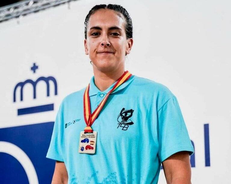 La amesá Verónica Fernández, campeona de España de Boxeo Élite
