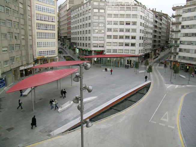 O PSOE pide unha «rectificación inmediata» sobre a negativa de instalar unha ‘Fan Zone’ na Praza Roxa
