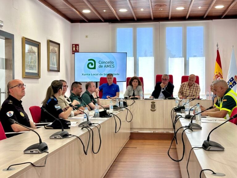 A taxa de criminalidade de Ames sitúase por debaixo da media provincial e galega