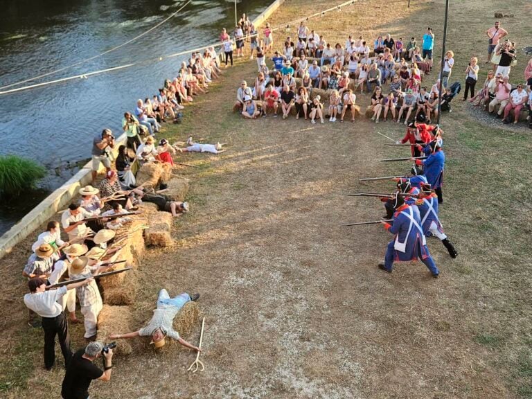 Gran asistencia de público á recreación da histórica Batalla de Ponte Ledesma