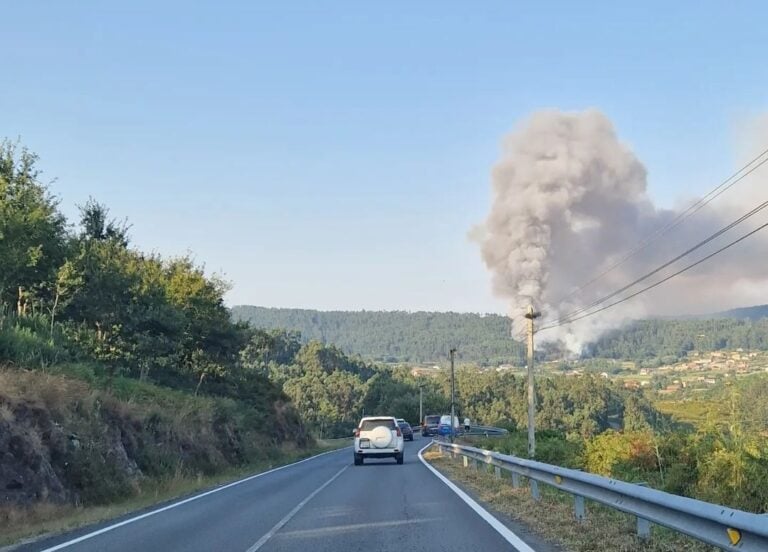 Declarado un incendio forestal en Carcacía