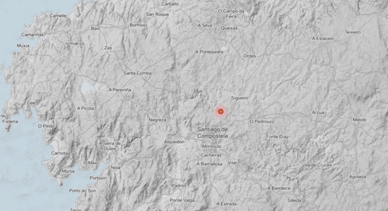 Pequeño temblor de tierra en Santiago