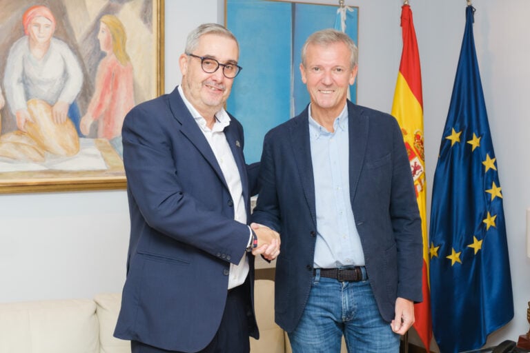 Blas García e Alfonso Rueda acordan ampliar a EDAR Sisalde e impulsar vivendas de protección oficial