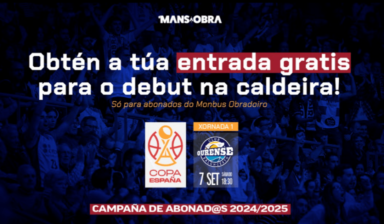 Los abonados del ‘Obra’ podrán ir gratis al partido de Copa contra el Ourense