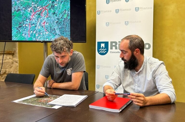 A Concellería de Obras de Rianxo impulsa novos asfaltados en viais municipais