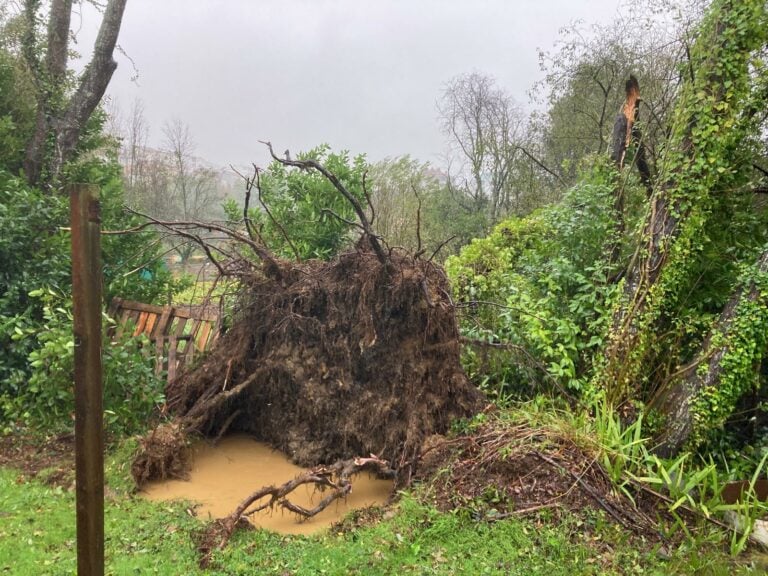 La borrasca Kirk deja más de 545 incidencias en Galicia