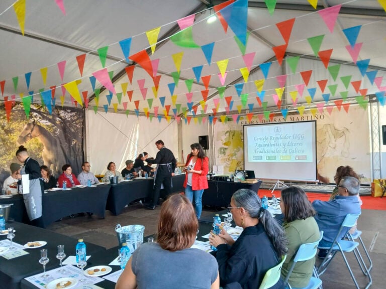 Protagonismo de las aguardientes y licores de Galicia en el San Martiño de Teo
