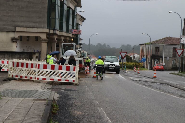 Comezan as obras de acondicionamento da AC-543 ao seu paso polo Concello de Brión