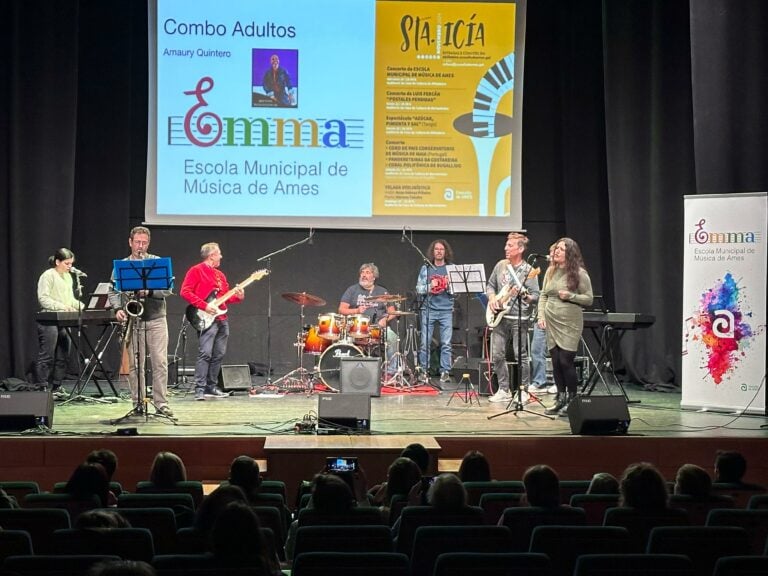 500 persoas asistiron en Ames aos concertos da semana da música pola Santa Icía