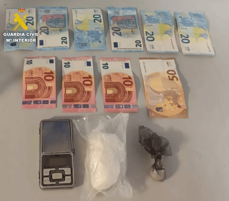 Detenido en Rois el propietario de un local con 81 gramos de cocaína
