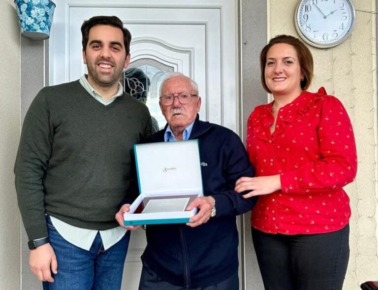 Ricardo Rodríguez Lagares, novo centenario en Oroso