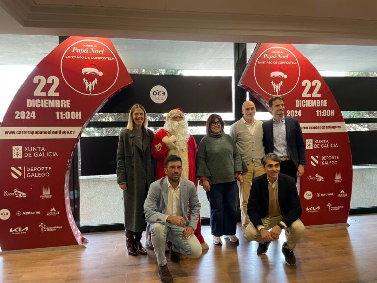 Santiago se prepara para la Carrera de Papá Noel el próximo 22 de diciembre
