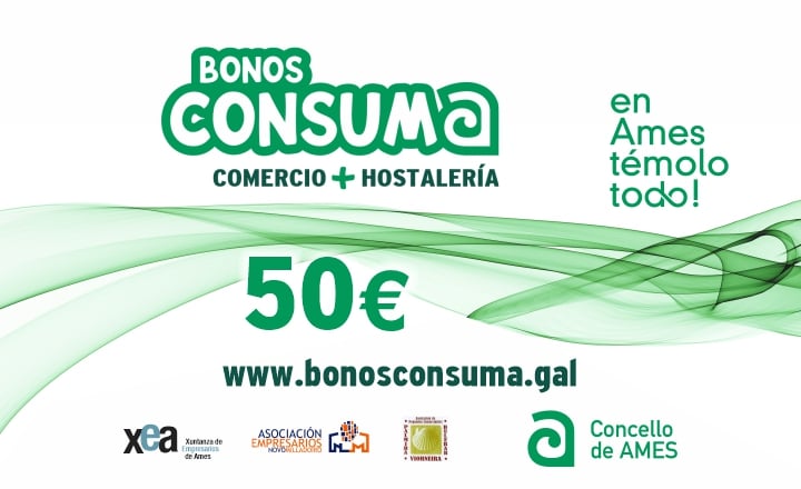 Os “Bonos Consuma” de Ames xeran en 10 días un gasto de máis de 185.000 €