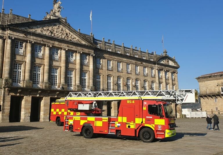 Os bombeiros de Santiago realizaron 76 intervencións nos últimos catro días por mor das borrascas