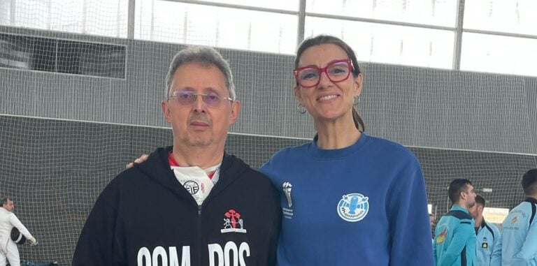Compostela logra dos medallas en esgrima nacional veteranos