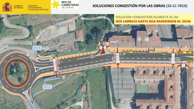 O 5 de marzo retomaranse as obras de humanización do Milladoiro en dirección Padrón