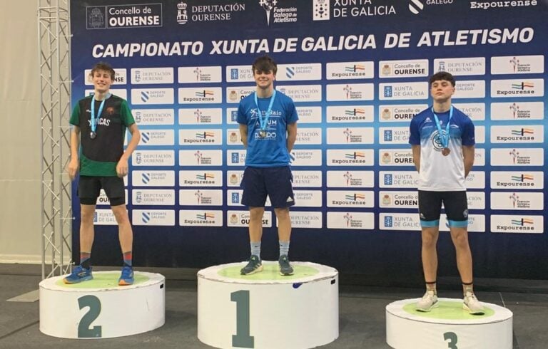 Tres atletas do club de atletismo MillaRaio clasifícanse para os campionatos de España