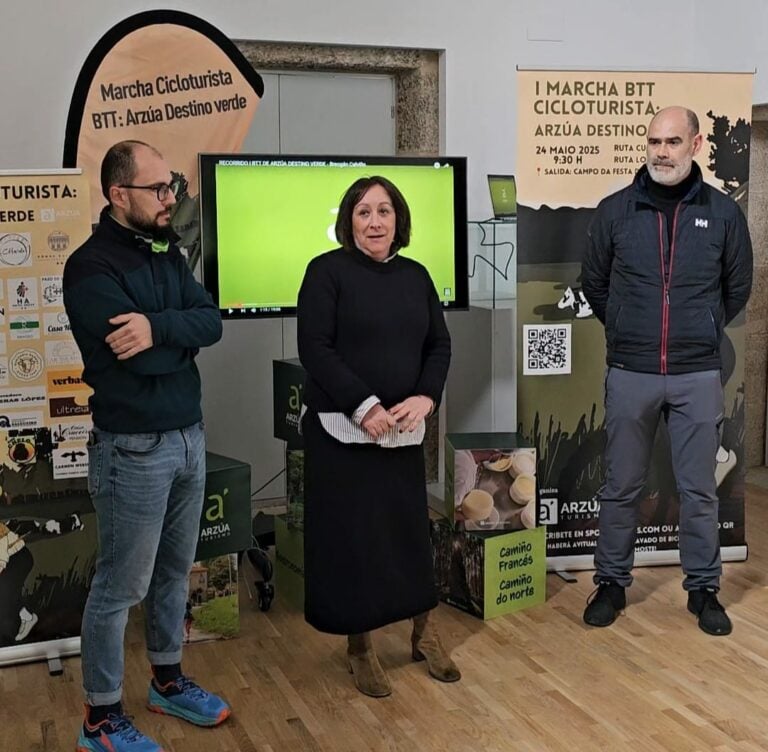 Arzúa presenta a súa I Marcha BTT Cicloturista «Arzúa Destino Verde»