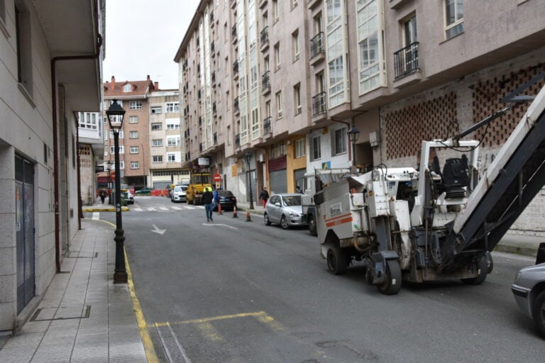 Comezan as obras de pavimentación das rúas Pardiñeiros, Seidón e Panasqueira do Milladoiro