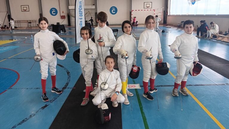 Compostela Esgrima brilla en el Campeonato Galego: 1 oro, 4 platas y 1 bronce
