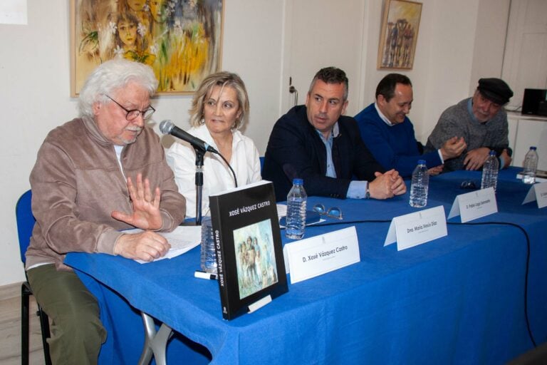 Presentado en Brión un catálogo que recolle 73 anos da vida de Xosé Vázquez Castro
