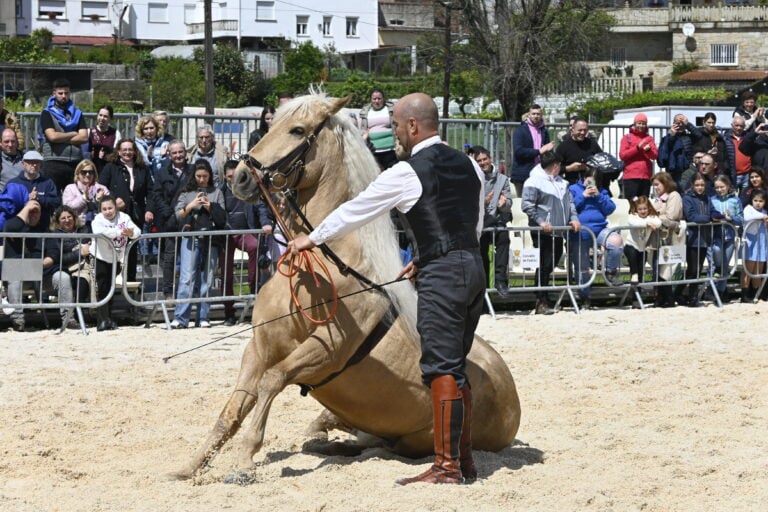 Gandeiros de toda Galicia e numeroso público desfrutaron da Feira Cabalar de Pascua